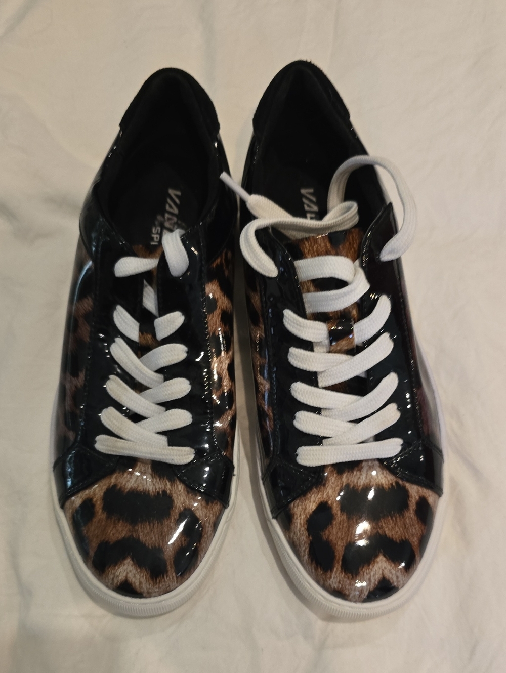 Vaneli Sport Leopard Print Sneakers